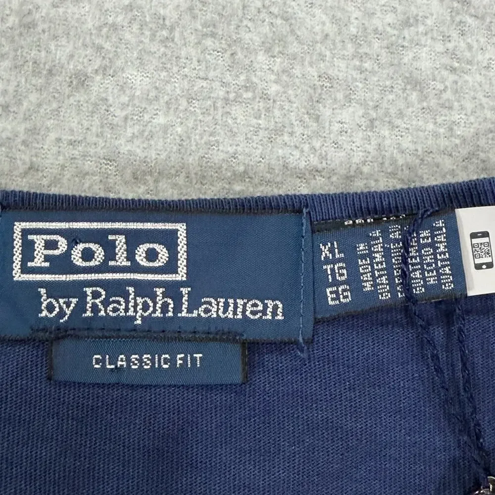 Polo Ralph Lauren Côte D'Azur Classic Fit T Shirt Men's XL Navy Blue Cotton NWT